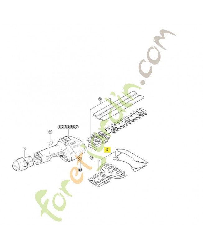 Lame taille-herbe HA03-820-3500. Pièce détachée Stihl / Vicking Lame taille-herbe HA03-820-3500. Pièce détachée Stihl / Vicking