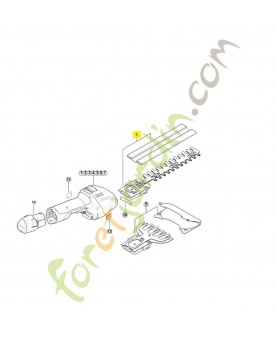 Lame sculpte-haies HA03-820-3000. Pièce détachée Stihl / Vicking