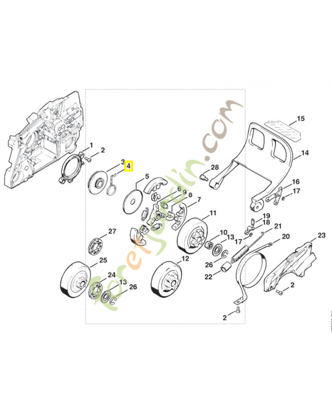 Ressort 1124-647-2400. Pièce de rechange Sithl / Vickin Ressort 1124-647-2400. Pièce de rechange Sithl / Vickin