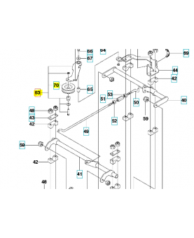tendeur de courroie complet