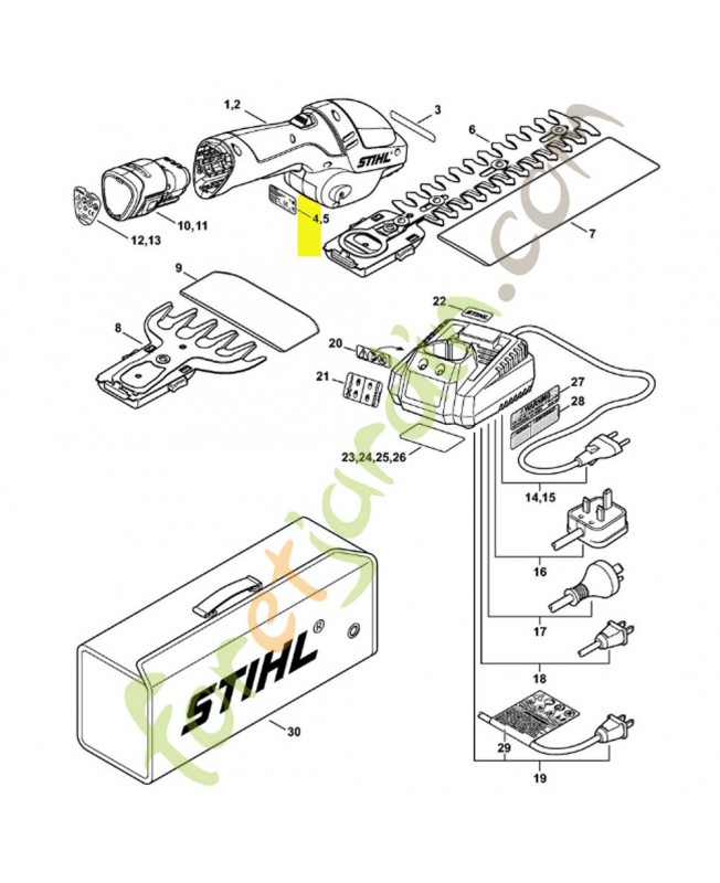 Plaque caracteristique hsa25