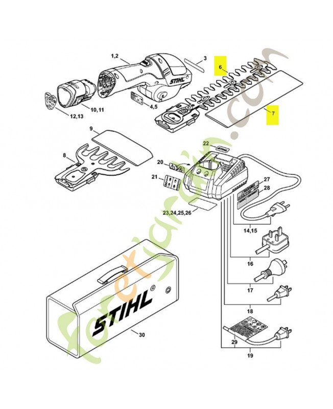 Lame HSA 25 référence 4515-820-3000