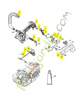 Carter de poignee complet 1145-790-1008