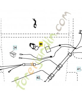 Interrupteur husqvarna 582107601. Pièce détachée Husqvarna