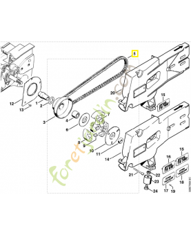 Courroie 9490-000-7892. Pièce détachée Stihl / Vicking