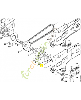 Écrou 9211-260-1470. Pièce de rechange Sithl / Vicking