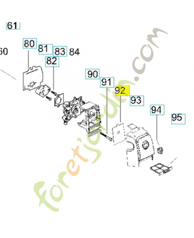 Filtre à air référence 538243782