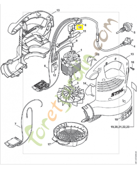 Interrupteur m/a 4811-435-0301. Pièce de rechange Sithl 