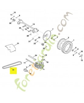 Courroie de transmission référence 6375-704-2110