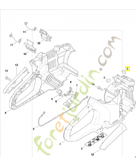 Aimant 4864-404-4000. Pièce de rechange Sithl / Vicking
