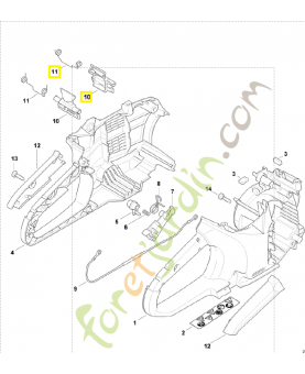 Levier d’arrêt 4851-430-9800. Pièce de rechange Sithl / Vicking