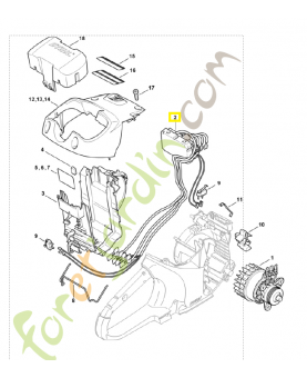 Module électronique 4864-430-1400. Pièce de rechange Sithl / Vicking