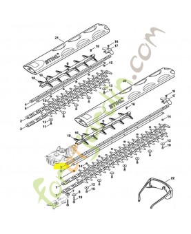 Glissiere de guidage 620mm 4851-713-6706