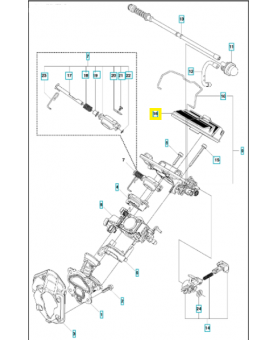 Filtre à air 544080801. Pièce de rechange Husqvarna