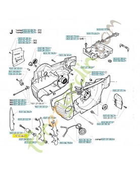 Protecteur 537024401. Pièce de rechange Husqvarna