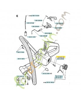 Soupape husqvarna ref. 530026119 Remplace référence 503898501 et 501780347