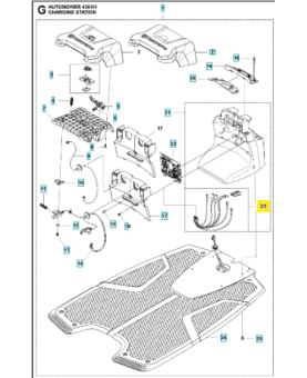 kit de câble 588478901. Pièce détachée Husqvarna Remplace référence 588478901