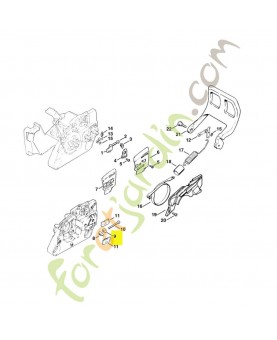 Piece de guidage Stihl Réf 1121-664-2800 - Pièce détachée Stihl / Vicking