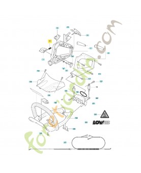 Ressort de rappel 503770601. Pièce de rechange Husqvarna
