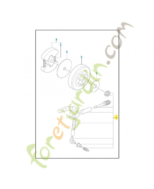 Service kit 591466801. Pièce détachée Husqvarna