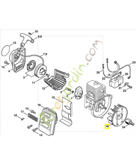 Rotor 4137-400-1200. Pièce de rechange Sithl / Vicking