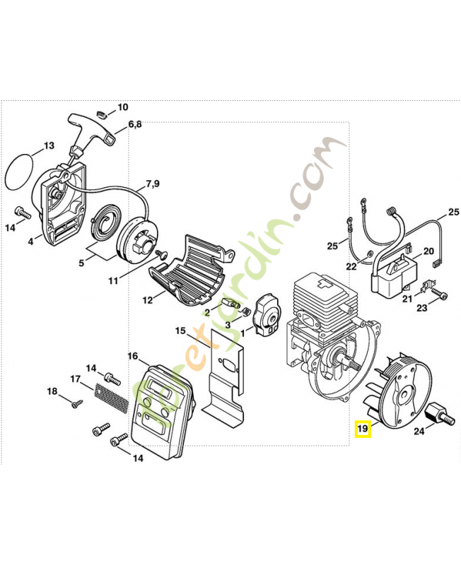Rotor 4137-400-1200. Pièce de rechange Sithl / Vicking Rotor 4137-400-1200. Pièce de rechange Sithl / Vicking