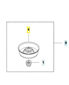 Bol de garde au sol référence 544380201