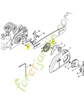 Rondelle reference 1123-660-3001 stihl