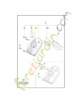 Grille 505171301. Pièce de rechange Husqvarna