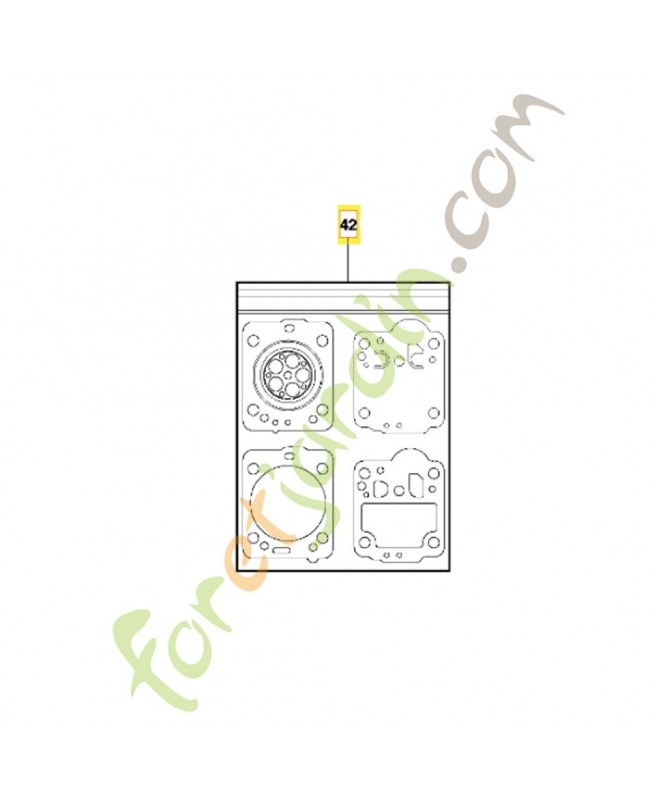 Kit membrane 504028601. Pièce de rechange Husqvarna