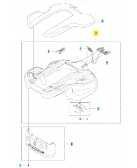 Carter 597757601.Pièce détachée Husqvarna