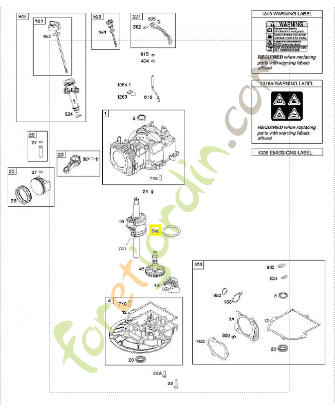 Cale - jeu axial 592587