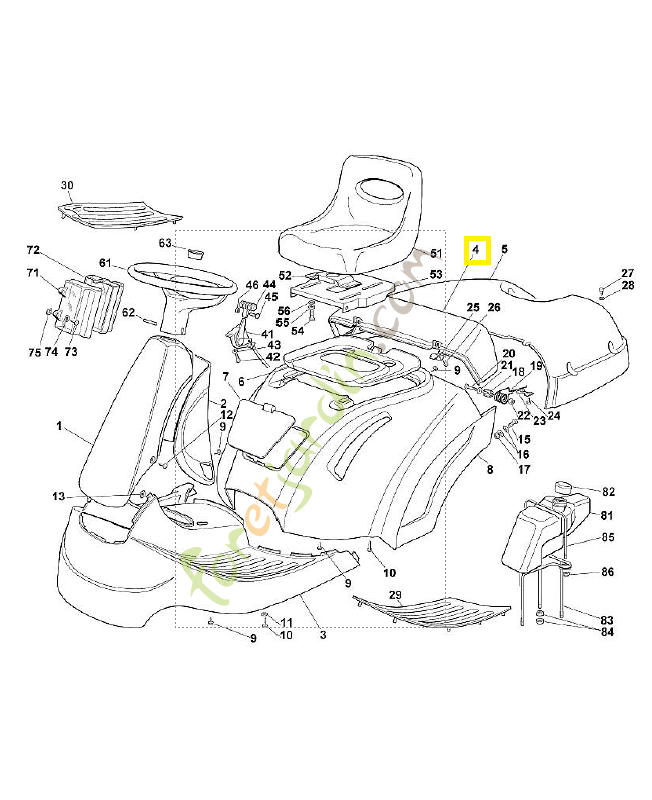 Volet 6126-706-2400. Pièce de rechange Sithl / Vicking Volet 6126-706-2400. Pièce de rechange Sithl / Vicking