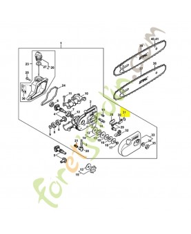 Pièce de pression 1123-664-1400. Pièce détachée Stihl / Vicking