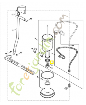 Cuir de piston 4255-679-0400. Pièce de rechange Sithl / Vicking