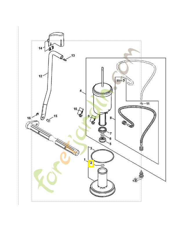 Soupape 4255-512-0600. Pièce de rechange Sithl / Vicking