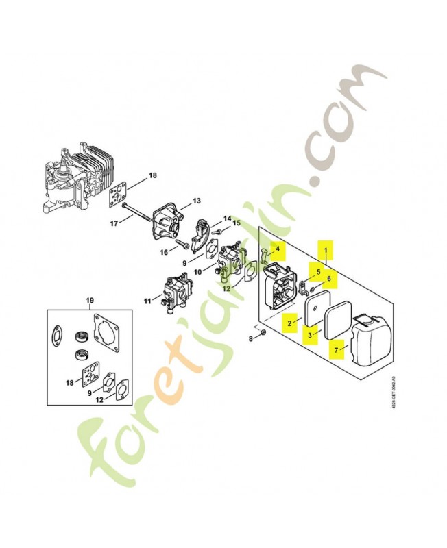 Boitier de filtre 4228-140-2850. Pièce de rechange Sithl / Vicking Boitier de filtre 4228-140-2850. Pièce de rechange Sithl / Vicking