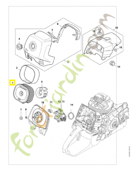 Filtre à air 1144-140-4402. Pièce détachée Stihl
