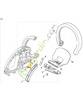 Ressort 6010-792-3410. Pièce de rechange Sithl / Vicking