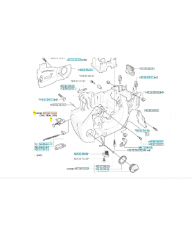 Tendeur 537071201. Pièce de rechange Husqvarna