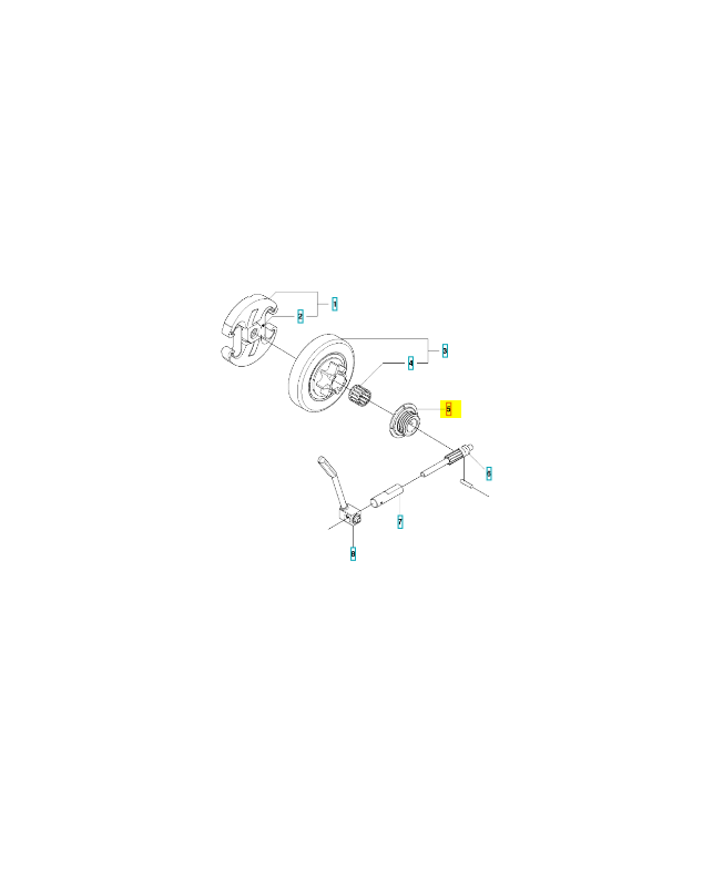 Pignon de pompe Husqvarna ref. 503931801