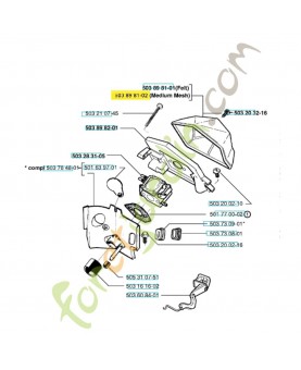 Filtre a air  503898102 husqvarna