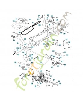 Clavette roue boite vitesse 532124928. Pièce de rechange Husqvarna