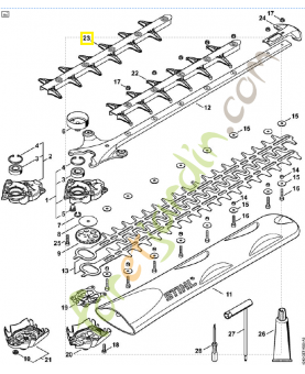 Protection contre coupures 4242-740-9500. Pièce de rechange Sithl / Vicking