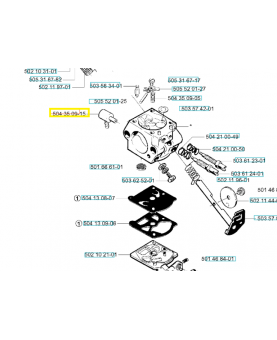 Raccord 504350915. Pièce de rechange Husqvarna