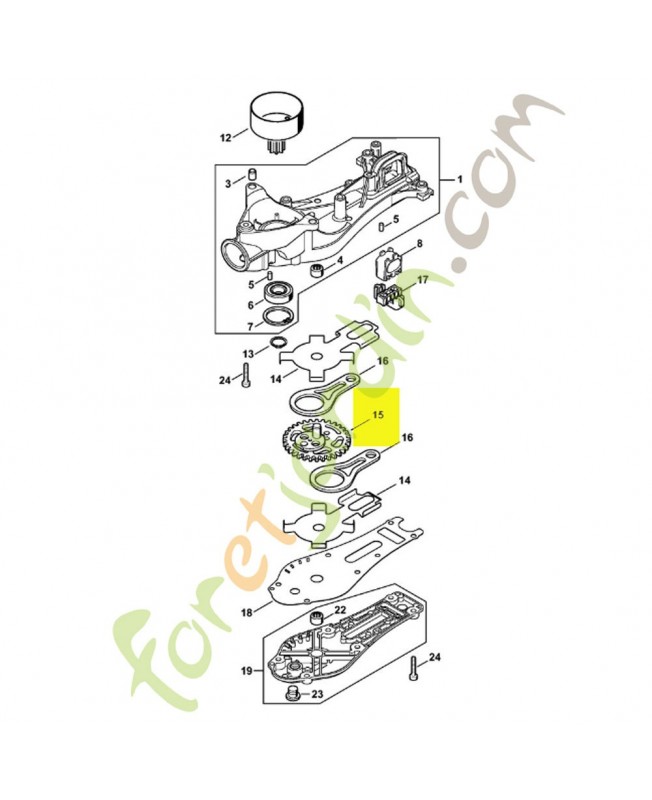 Pignon stihl réf. 4237-640-7501