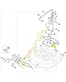 Attache rapide 9991-003-1140. Pièce de rechange Sithl / Vicking