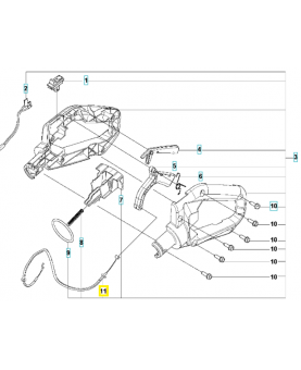 CÂBLE 575572101. Pièce de rechange Husqvarna