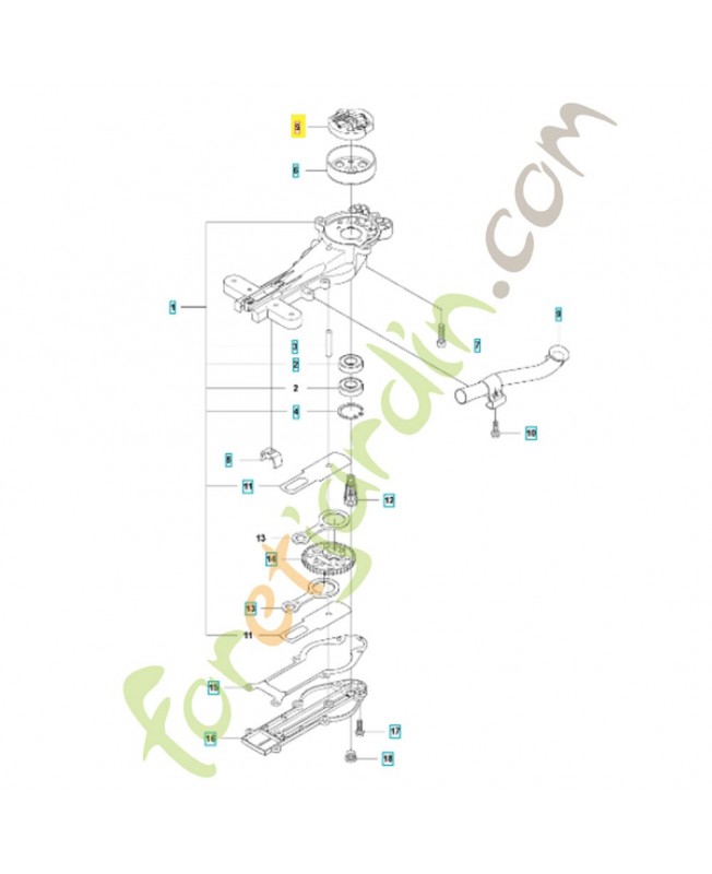 EMBRAYAGE COMPLET 578439001. Pièce de rechange Husqvarna