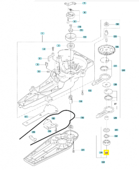 Roulement 738218800. Pièce de rechange Husqvarna